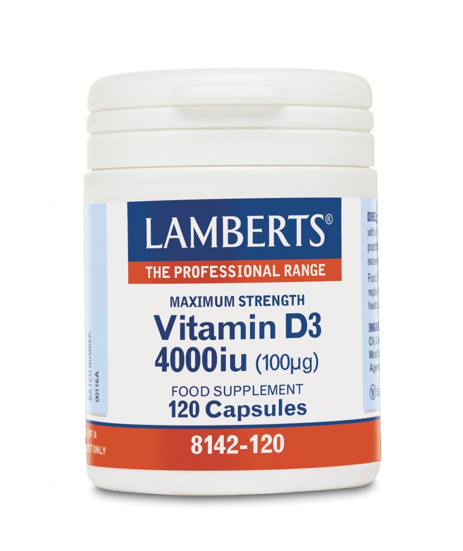 Lamberts Vitamin D3 4000 IU 120 caps