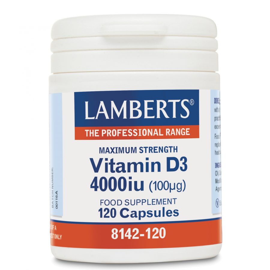 Lamberts Vitamin D3 4000 IU 120 caps