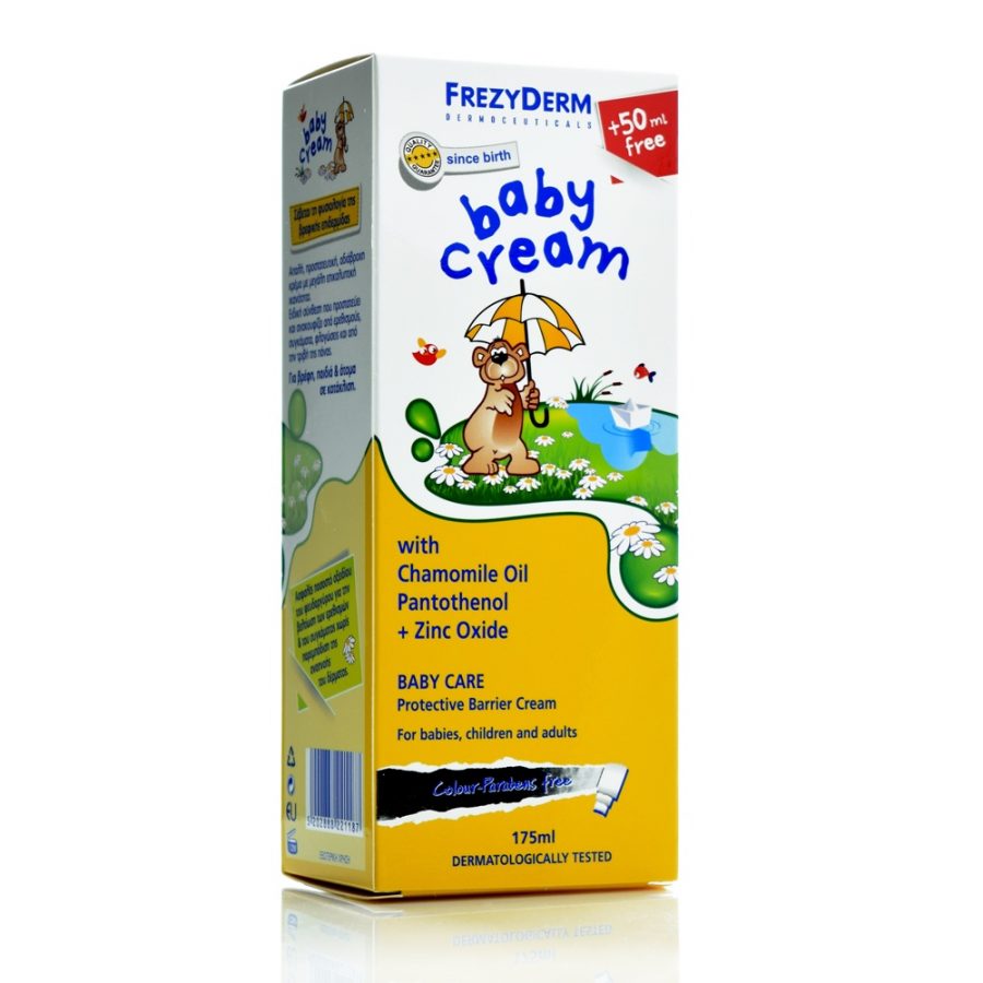 Frezyderm Baby Cream, Αδιάβροχη Προστατευτική Κρέμα για Βρέφη 175ml