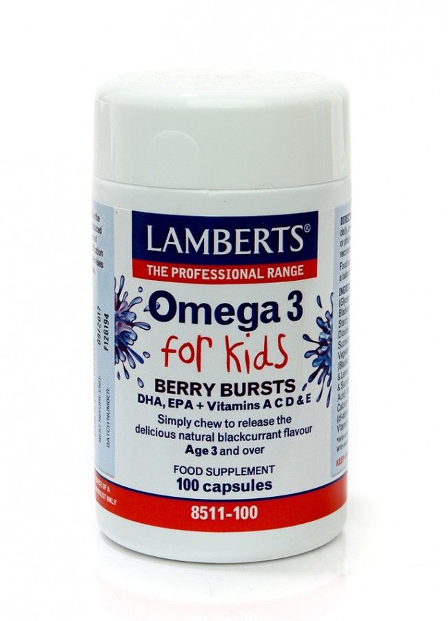 Omega 3 For Kids Lamberts 100caps(για παιδιά)