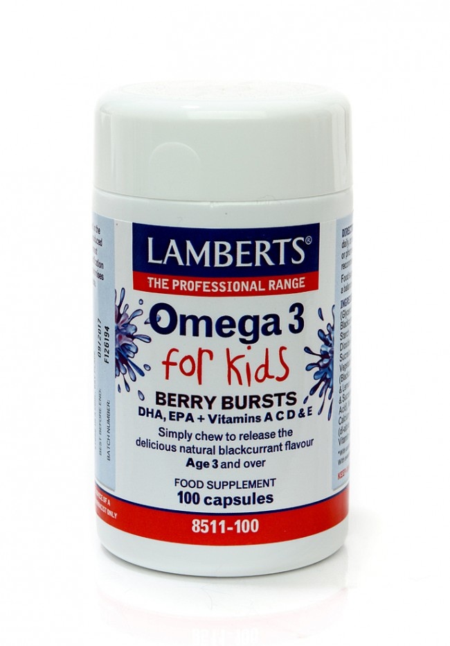 Omega 3 For Kids Lamberts 100caps(για παιδιά)