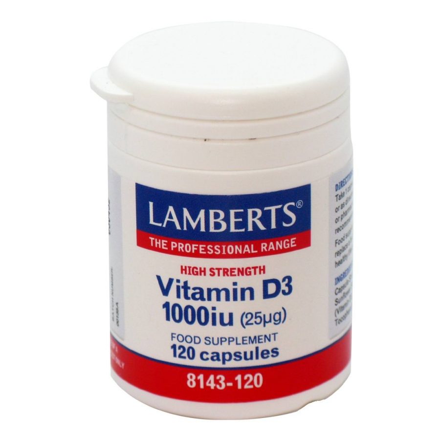 Lamberts Vitamin D3 1000IU 120 Tabs