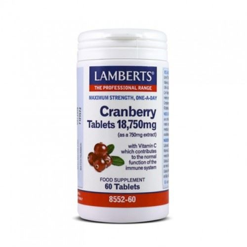 Lamberts Cranberry 18.750mg 60tabs