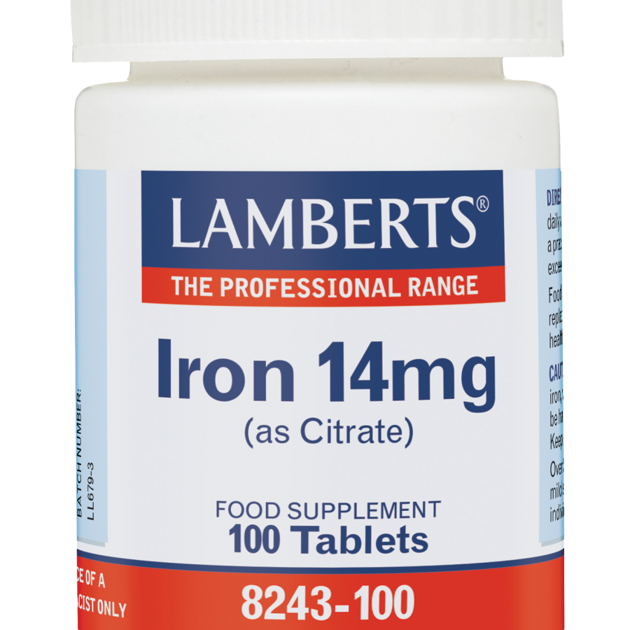 Lamberts Iron 14 mg 100 tabs