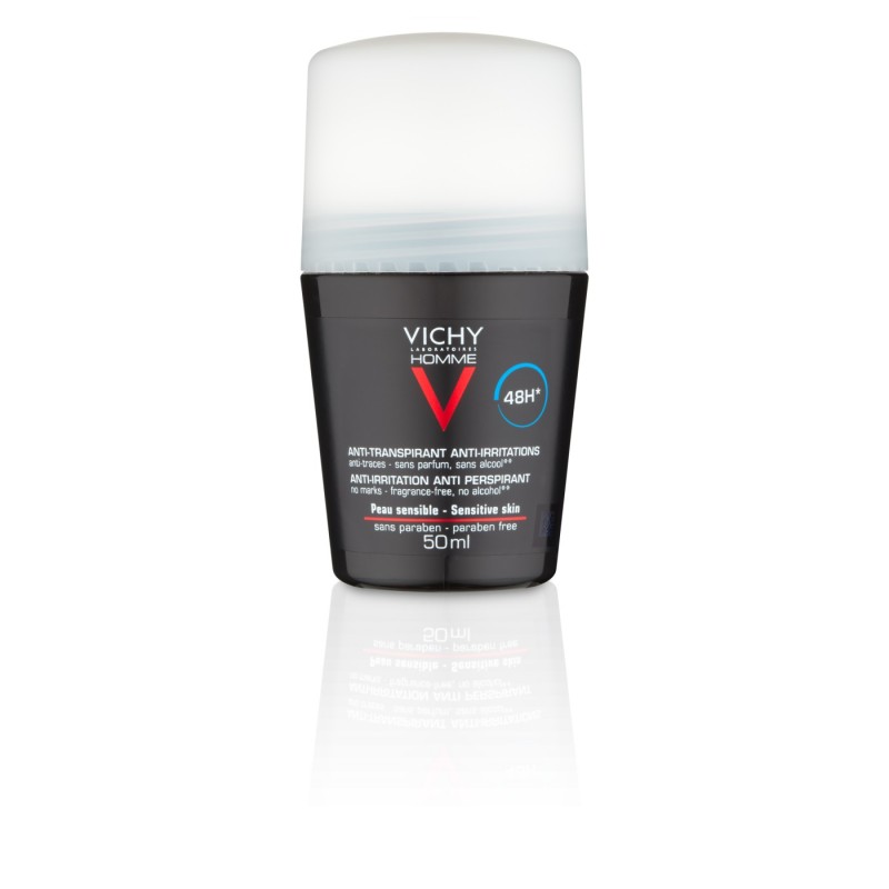 Vichy Homme Deodorant Anti-Transpirant Roll-On 48h