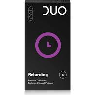 DUO Premium Retarding Προφυλακτικά με Επιβραδυντικό, 6τμχ