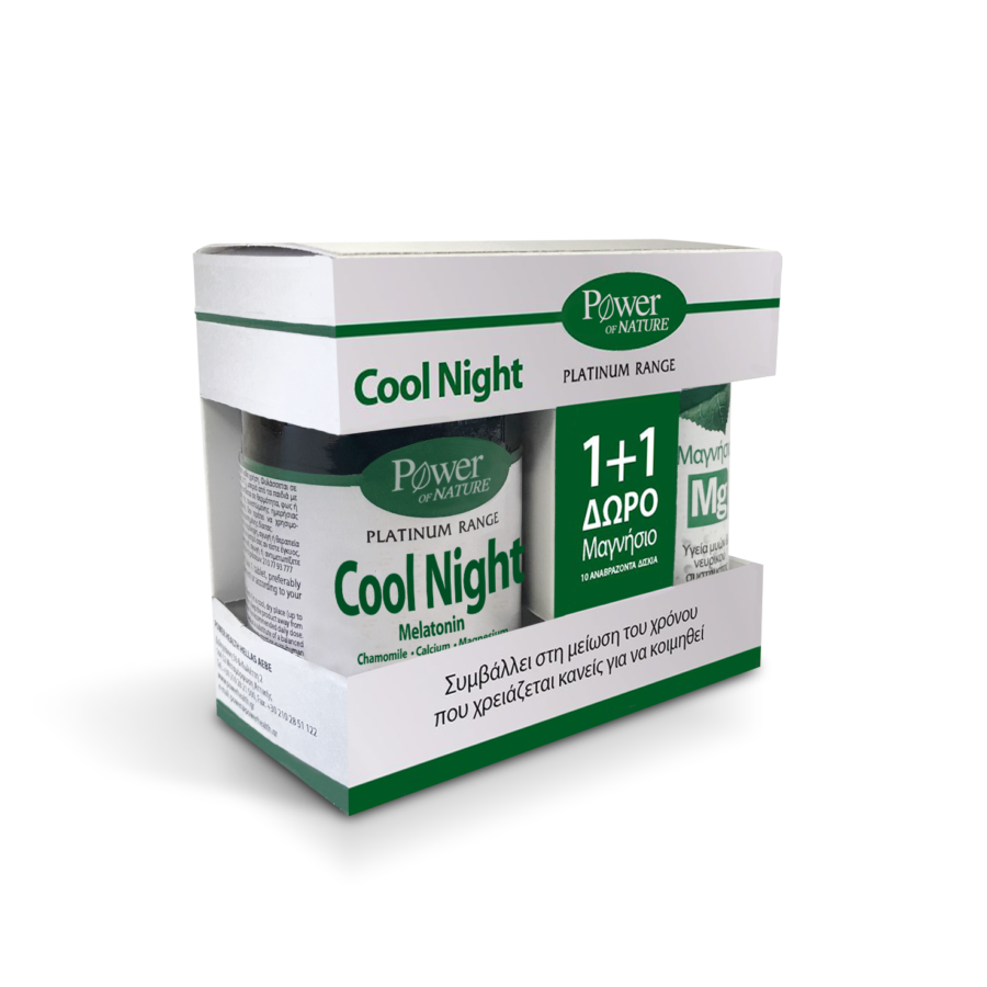 Power Health Promo Classics Platinum Cool Night 30 Κάψουλες & ΔΩΡΟ Μαγνήσιο 220mg 10 Αναβράζοντα Δισκία