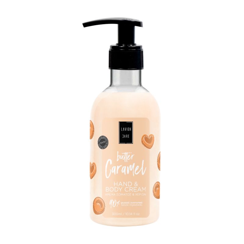 HAND AND BODY CREAM - BUTTER CARAMEL 300ML