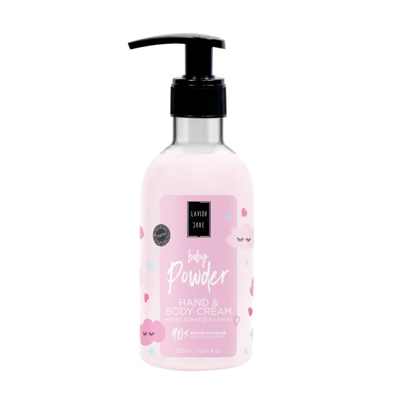 HAND AND BODY CREAM - BABY POWDER 300ML