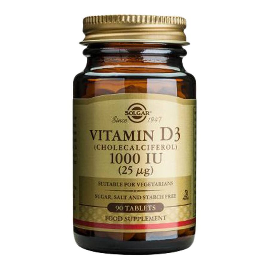 Solgar Vitamin D3 1000IU 90 Tablets