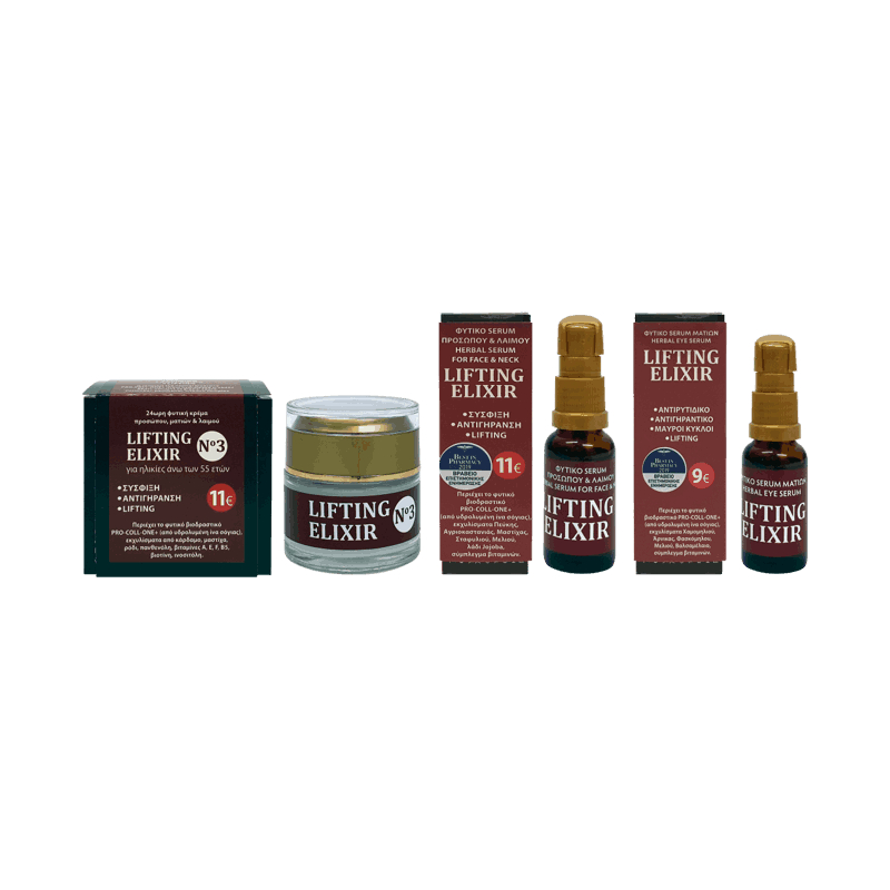 Fito PROMO PACK Lifting Elixir No3 50ml, Φυτικό Serum Προσώπου, Λαιμού 30ml και ΔΩΡΟ Φυτικό Serum Ματιών 20ml Κωδικός: [G24337]