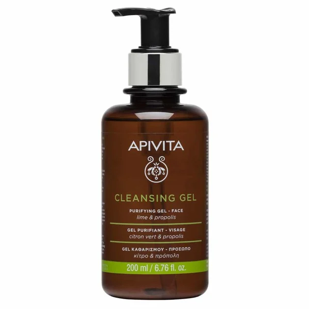 Apivita Purifying Cleansing Gel With Propolis & Lime