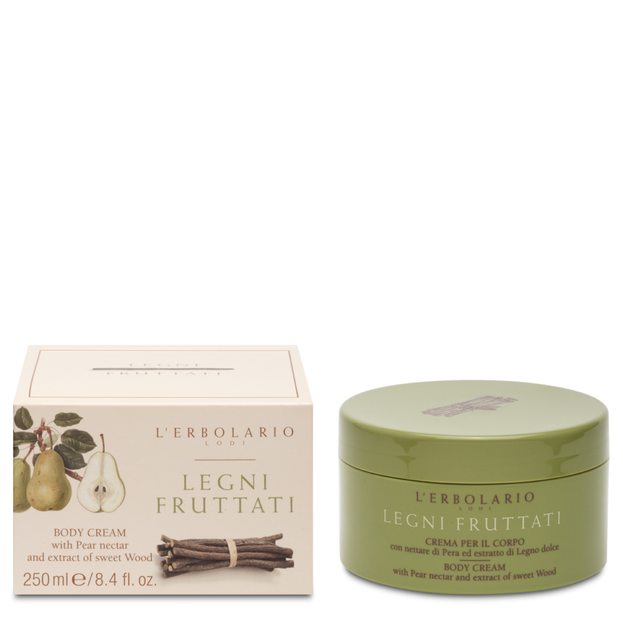L' ERBOLARIO LEGNI FRUTTATI CREMA CORPO 250ML.