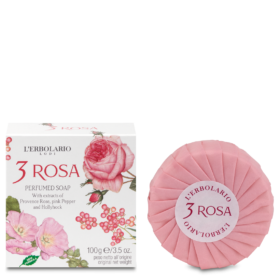 L'ERBOLARIO 3 ROSA PERFUMED SOAP 100GR