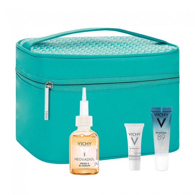Vichy Promo Pack Neovadiol Meno 5 Bi-Serum 30ml & ΔΩΡΟ Mineral 89 Booster 10ml & Capital Soleil UV-Age 3ml