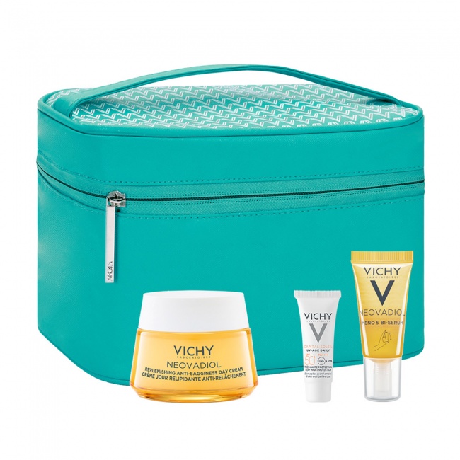 Vichy Promo Pack Neovadiol Post-Menopause Day Cream 50ml & ΔΩΡΟ Neovadiol Meno 5 Bi-Serum 5ml & Capital Soleil UV-Age 3m