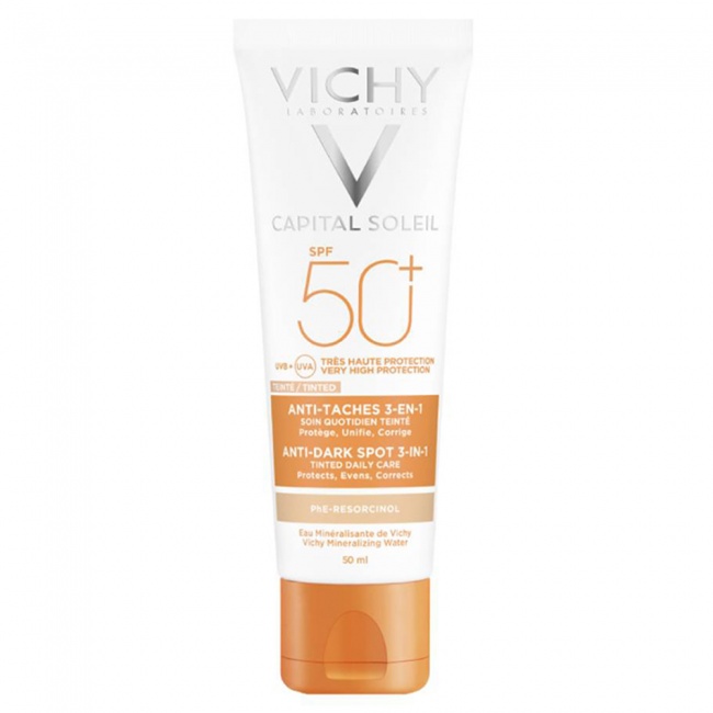 Vichy Capital Soleil 3-in-1 Tinted Anti-dark Spots Care SPF50+ 50ml