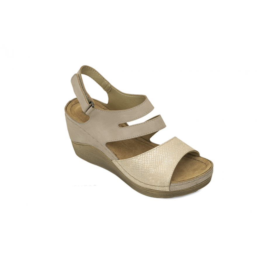 Level Anatomic Πλατφόρμα γυναικεία με snake print (2117)
