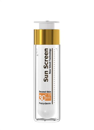 FREZYDERM Sun Screen Velvet Face Cream SPF30 Αντηλιακή Κρέμα Προσώπου, 50ml