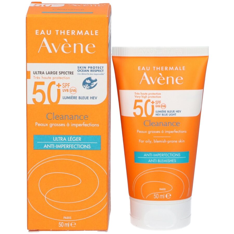 Avene Fluide Tinted Αδιάβροχη Αντηλιακή Κρέμα SPF50 με Χρώμα 50ml