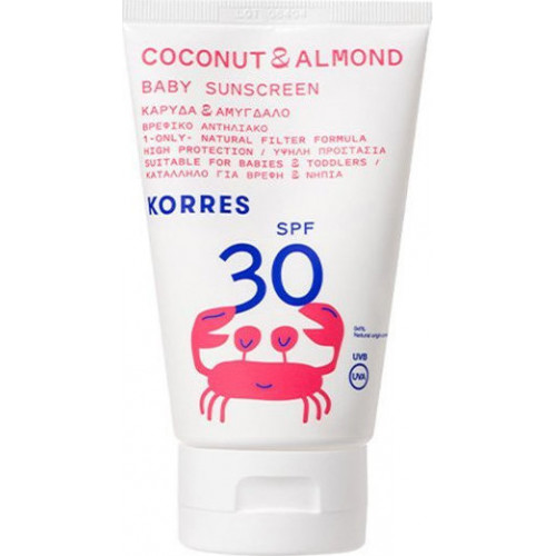 Korres Coconut & Almond Baby Sunscreen SPF30 100ml