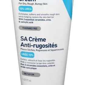 CERAVE SA Smoothing 10% Urea Cream Ενυδατική & Απολεπιστική Κρέμα με Ουρία 10% για το Ξηρό, Τραχύ & Ανομοιόμορφο Δέρμα 177ml