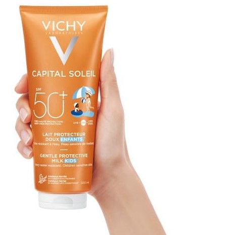 Vichy Capital Soleil SPF50+ Παιδικό Αντηλιακό Γαλάκτωμα Προσώπου & Σώματος, 300ml