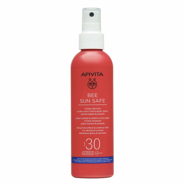 Apivita Ενυδατικό Spray Ελαφριάς Υφής για Πρόσωπο & Σώμα SPF30