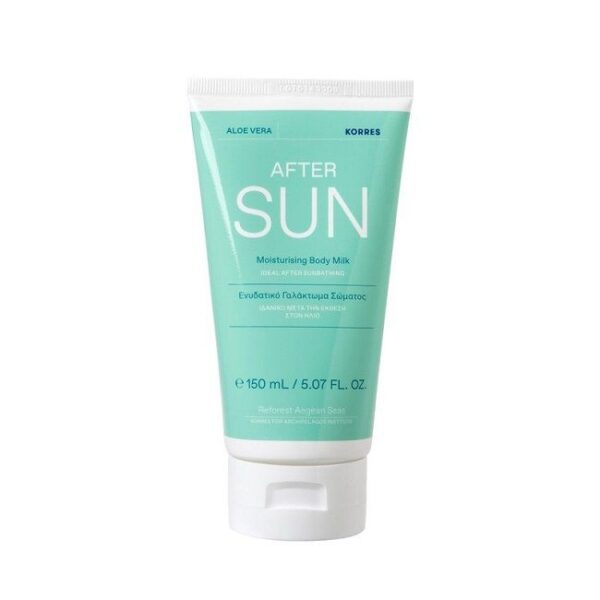 KORRES Aloe Vera Aftersun Moisturising Body Milk Ενυδατικό Γαλάκτωμα Σώματος για Μετά τον Ήλιο 150ml