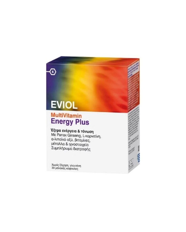 EVIOL MultiVitamin Energy Plus 30 SofCaps