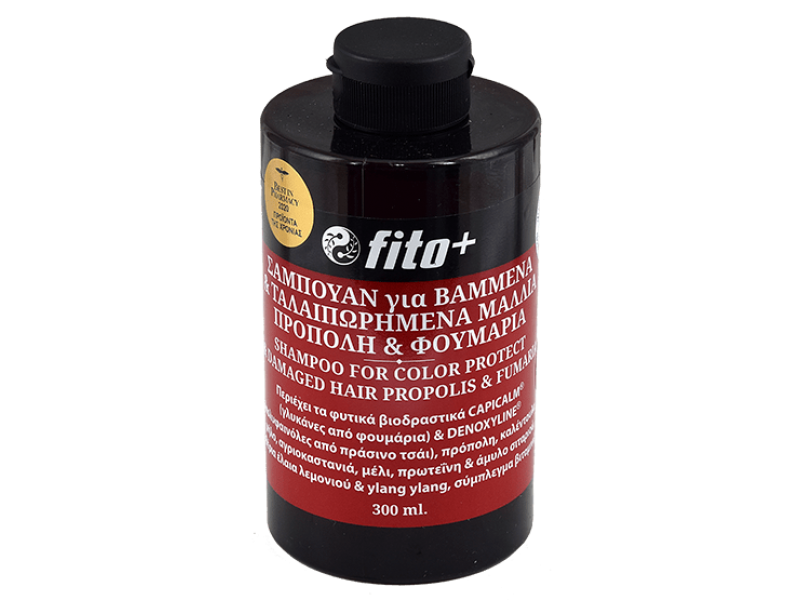 Fito+ Σαμπουάν για Βαμμένα & Ταλαιπωρημένα μαλλιά με Πρόπολη & Φουμάρια 300ml