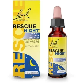 Dr. Bach Rescue Night Dropper Φυσικό Βοήθημα Σταγόνες για την Αϋπνία, 10ml