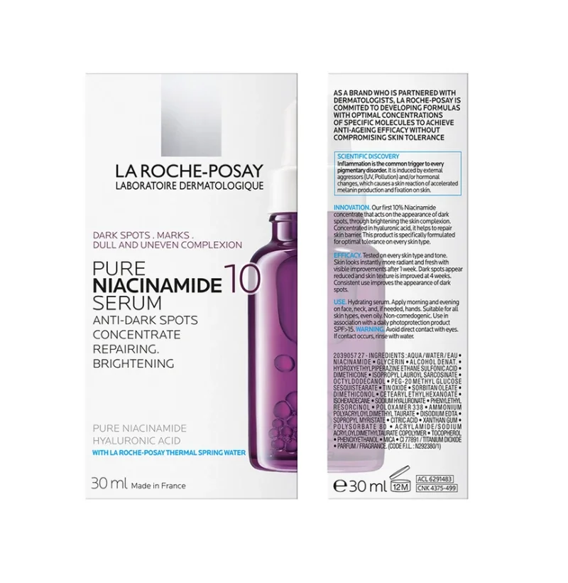 La Roche Posay Pure Niacinamide 10 Serum Ορός Προσώπου κατά των Κηλίδων & Δυσχρωμιών, 30ml