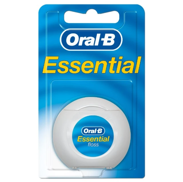 Oral-B Essential Floss Οδοντικό Νήμα Ακύρωτο 50m