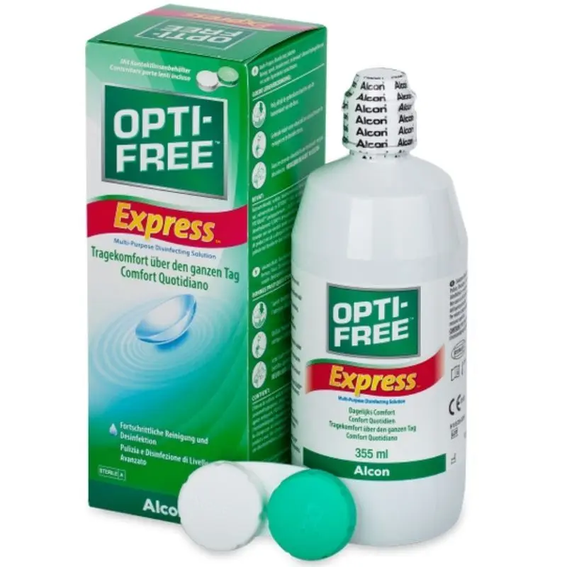 Opti Free Express Υγρό Απολύμανσης Φακών Επαφής Πολλαπλών Χρήσεων 355ml