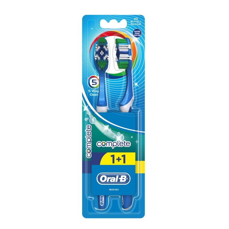 Oral-B Οδοντόβουρτσα Complete 5 way Duo 40M 2 τεμ.