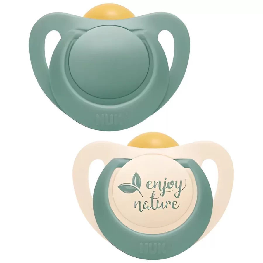 Nuk for Nature Πιπίλα Latex από 98% Φυσικές Πρώτες Ύλες 18-36m, 2τεμ