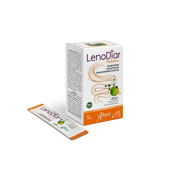 Aboca Lenodiar Pediatric 12φακελάκια (Αντιμετώπιση διάρροιας & Επανεξισορρόπηση Εντέρου - κατάλληλο για Παιδιά από 1 Έτους)