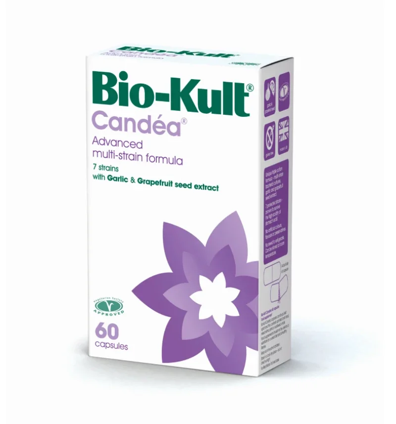Bio-Kult Candea Προηγμένη Φόρμουλα Προβιοτικών για την Ενίσχυση της Άμυνας του Οργανισμού κατά της Ανάπτυξης της Candida, 15caps