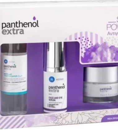 Panthenol Extra Promo Face & Eye Serum Αντιρυτιδικός Ορός Προσώπου & Ματιών, 30ml & ΔΩΡΟ Micellar True Cleanser 3 in 1 Καθαριστική Λοσιόν Προσώπου & Ματιών, 100ml & Face & Eye Cream Αντιρυτιδική Κρέμα Ημέρας, 50ml