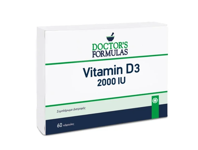 Doctor's Formula Vitamin D3 2000IU 60 soft caps