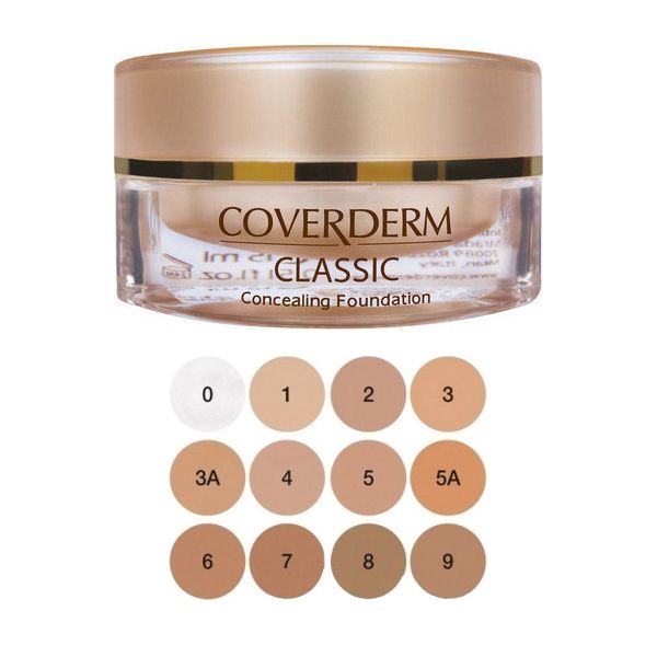 Coverderm Classic Concealing Foundation SPF30 no.7, 15 ml