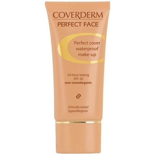 Coverderm Perfect Face Spf 20 - No.1 - Αδιάβροχο Make-up 30ml