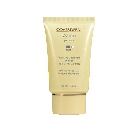 Coverderm Vanish Jambes, Κρέμα ποδιών για τις ευρυαγγείες, Μειώνει εμφανώς τα σημάδια της φλεβίτιδας των ποδιών.