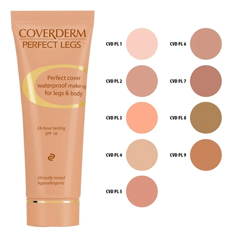 Coverderm Perfect Legs 50ml n.4, (SPF 16)