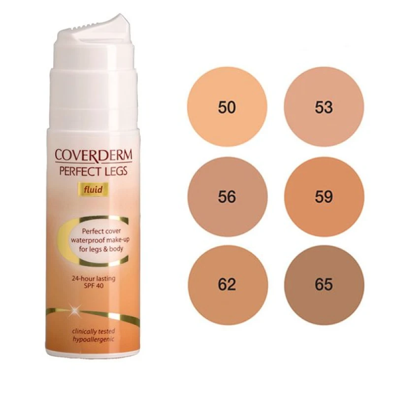 Coverderm Perfect Legs Fluid SPF40 No 53 αδιάβροχο make-up για πόδια και σώμα.75ml