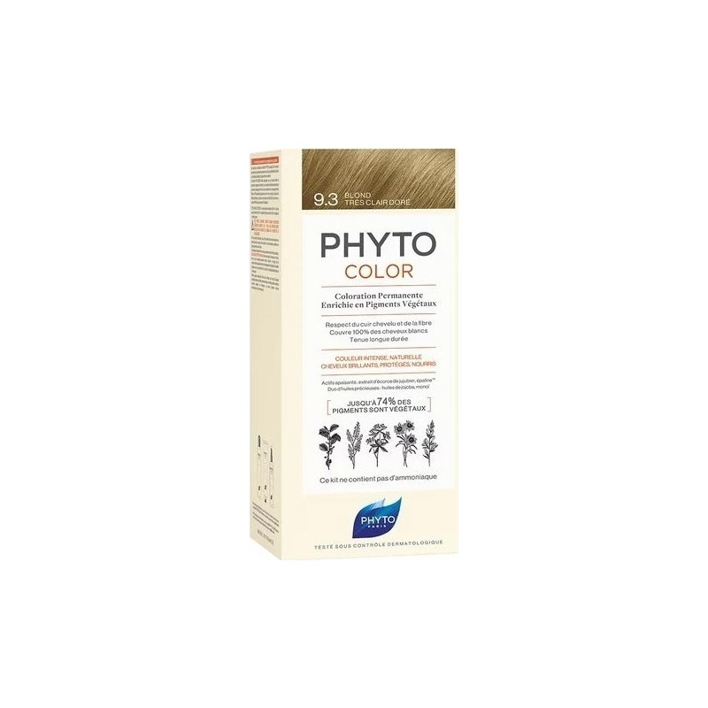 PHYTO PHYTOCOLOR 9.3 VERY LIGHT GOLDEN BLONDE