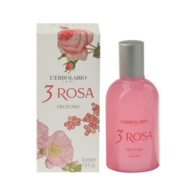 L’Erbolario 3 Rosa Acqua di Profumo 50ml Με Αρωματικές Νότες από: Εκατοντάφυλλα Τριαντάφυλλα, Άνθη Αλθαίας, Ροζ Πιπέρι