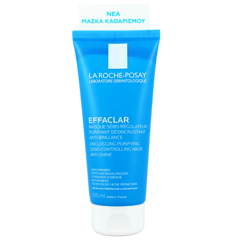 La Roche Posay Effaclar Μάσκα Καθαρισμού των πόρων & ρύθμισης του σμήγματος, 100ml