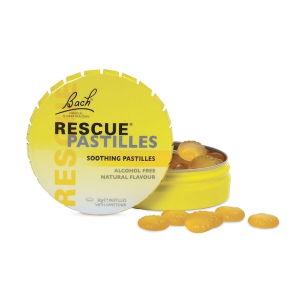 Power Health, Bach Rescue Pastilles Orange & Elderflower Flavour 50gr